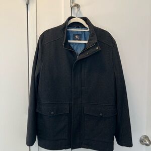 Men's Hart Schaffner Marx Black Wool Jacket